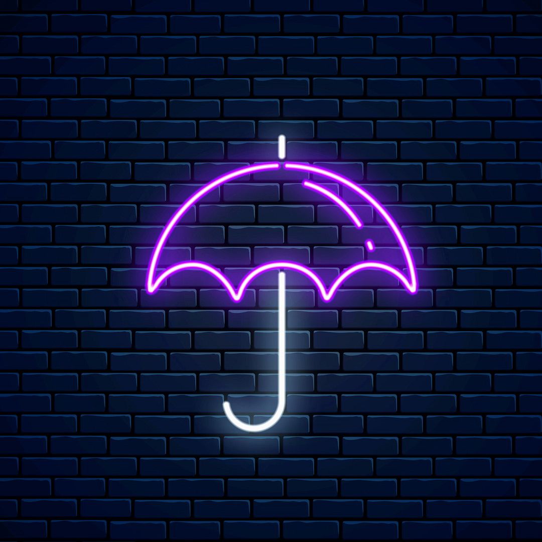 Umbrella Weather Neon Sign
