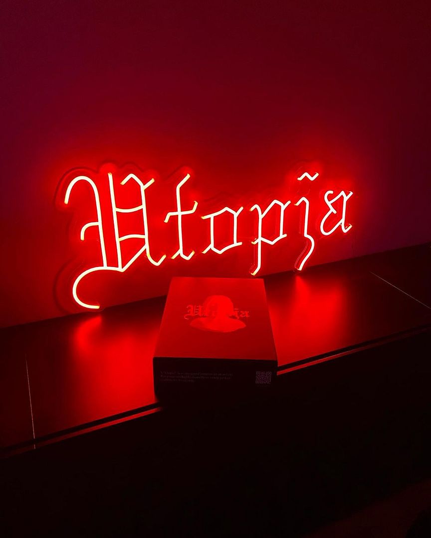 Custom Made Neon Signs, Utopia Neon Sign, LED Business Sign – AOOS