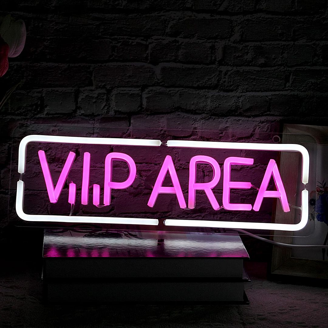 VIP Area Neon Sign
