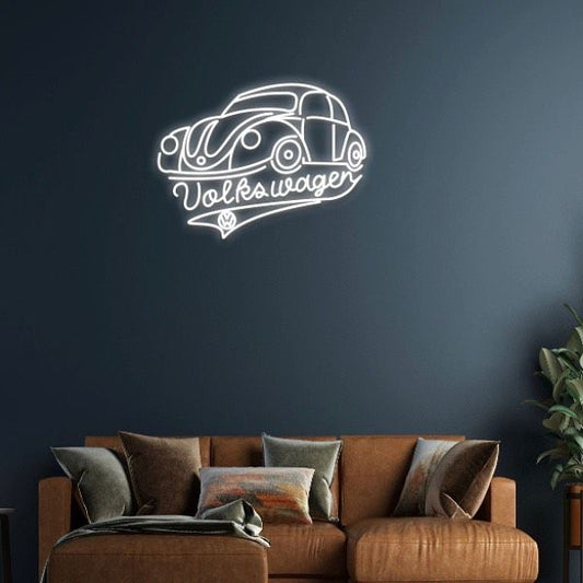 VW-Volkswagen Beetle Neon Sign