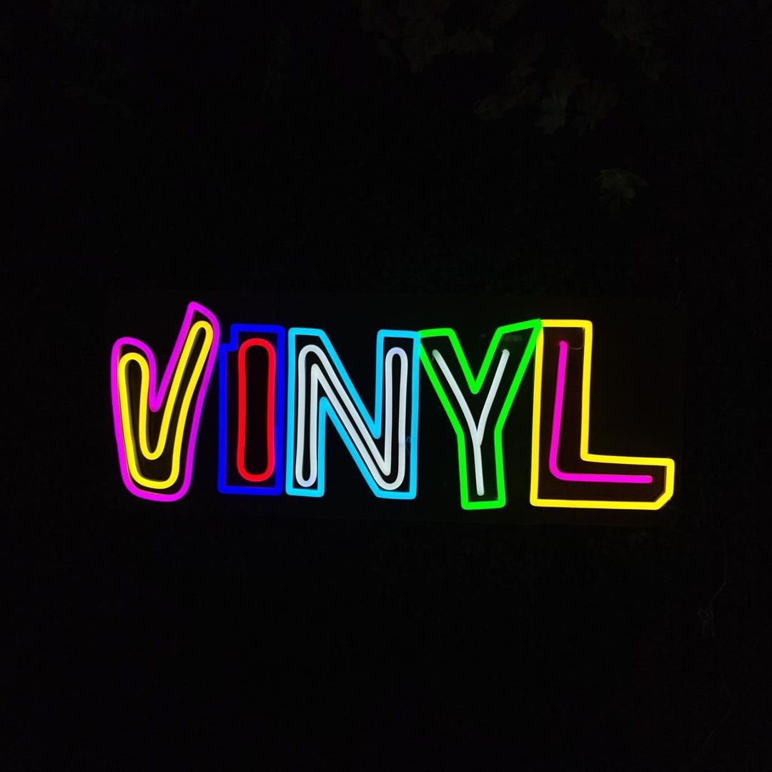 Vinyl Neon Sign