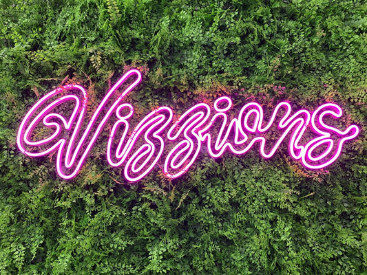 Vizzions Neon Sign