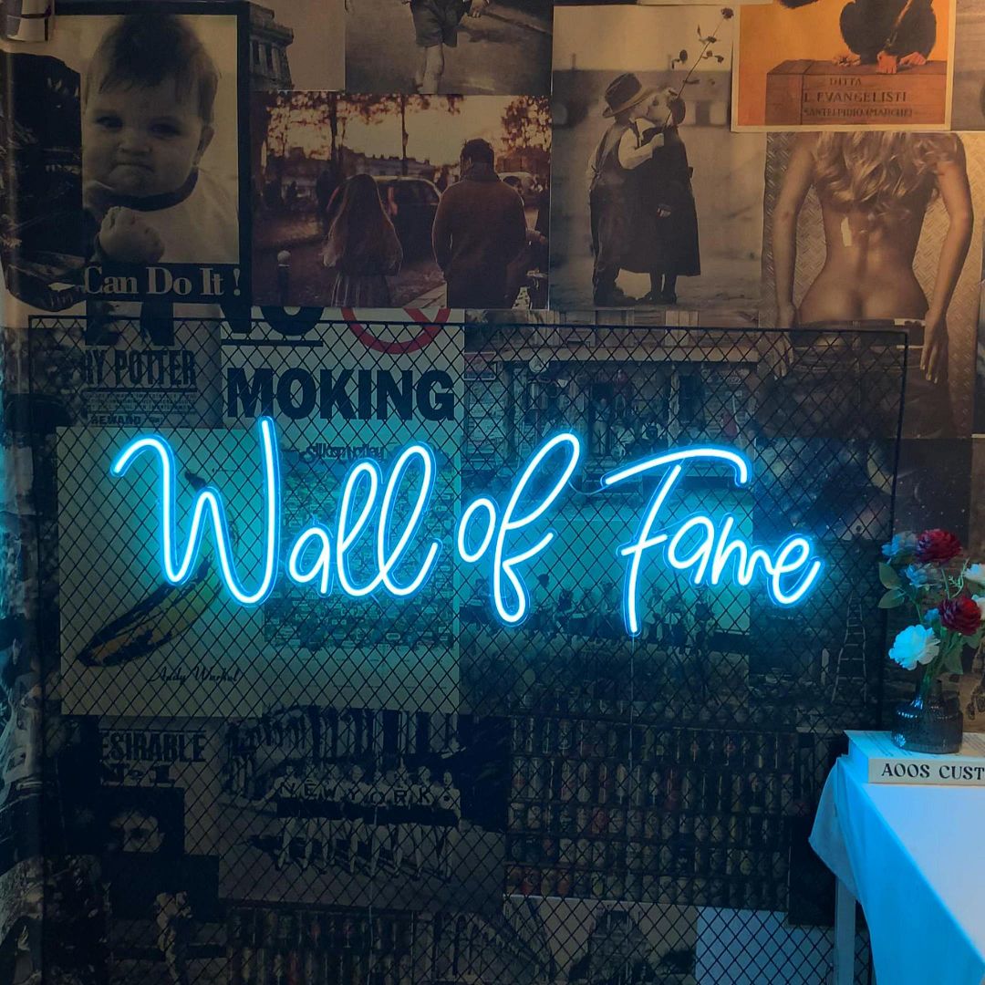 Wall of Fame Neon Sign