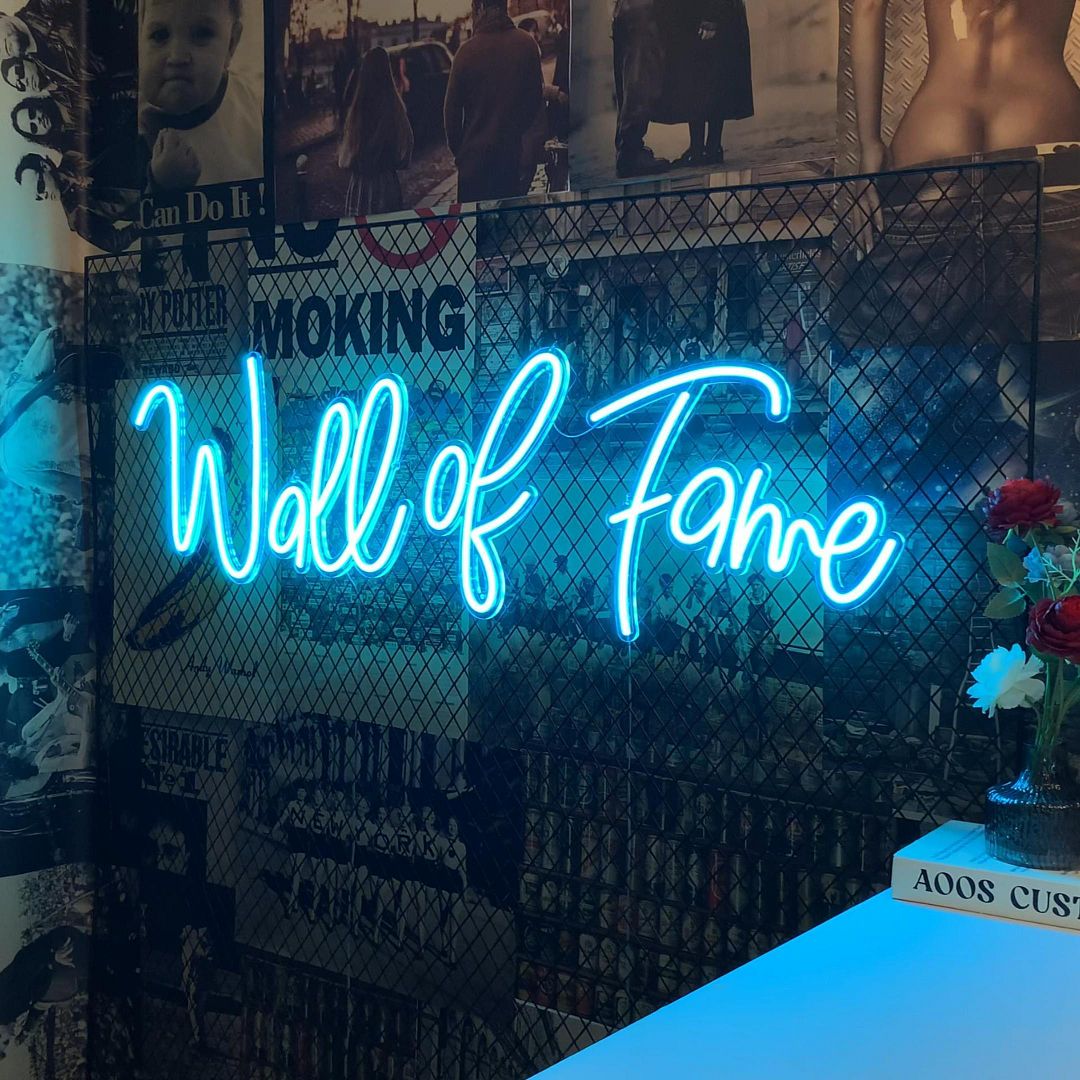 Wall of Fame Neon Sign