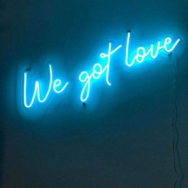 We Got Love LED Neon Sign for Wedding light up sign
