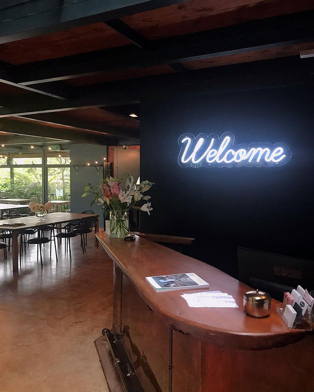 Welcome LED Neon Sign for Bar light up sign