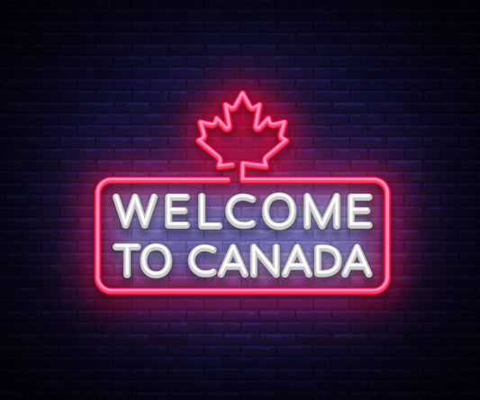 Welcome to Canada Neon Sign