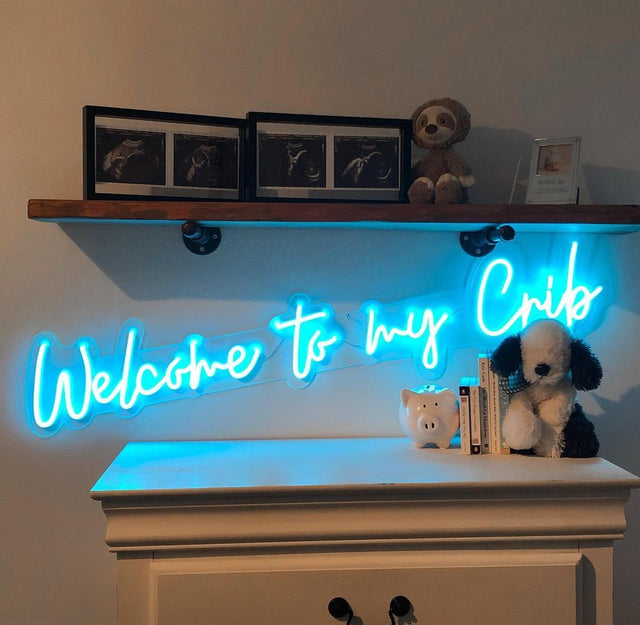 Welcome to My Crib LED Neon Sign light up sign