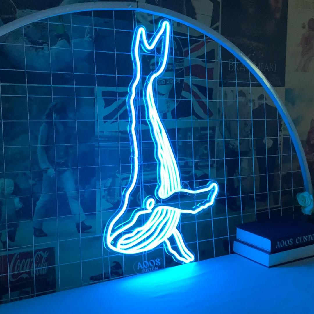 Whale Neon Sign