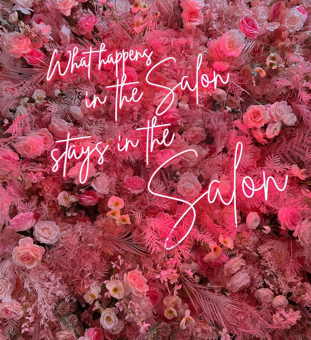 What Happens in The Salon LED Neon Sign light up sign