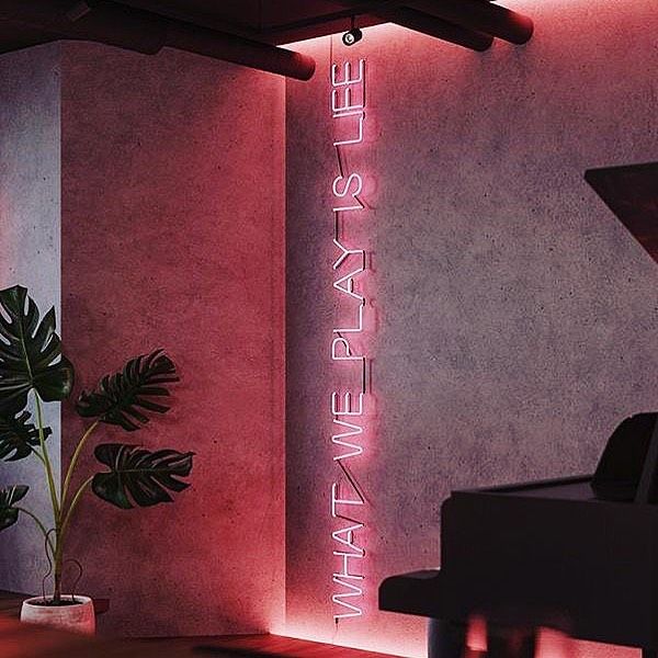 What We Play is Life LED Neon Sign light up sign