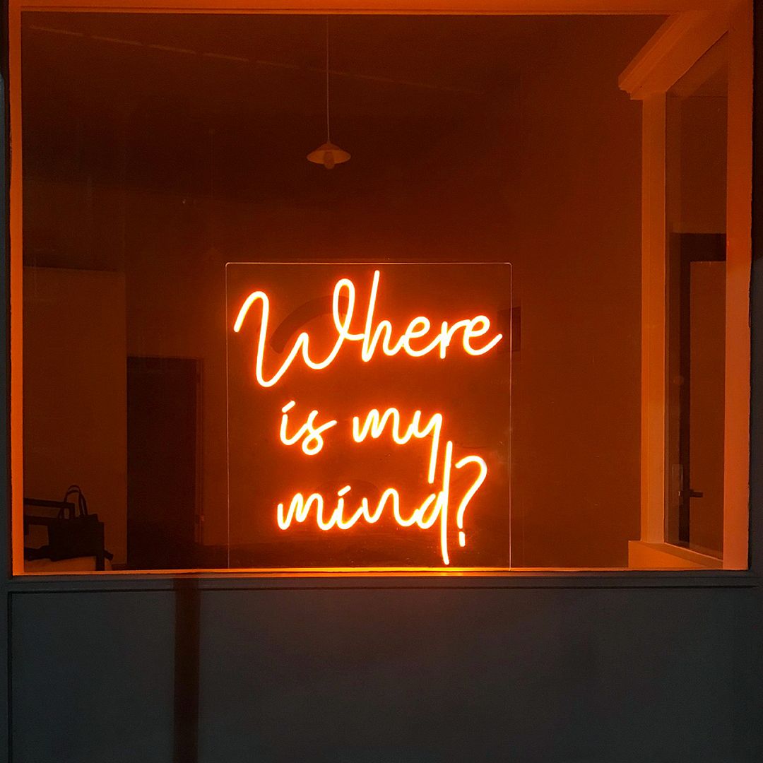 Where is My Mind Neon Sign