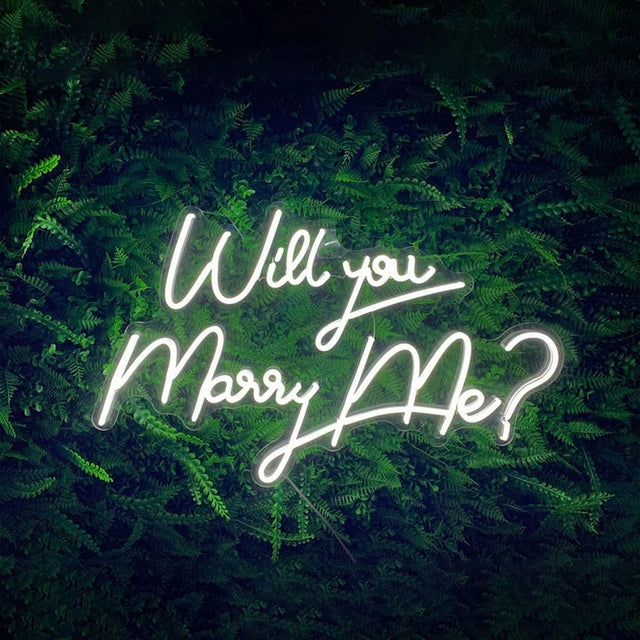 Will You Marry Me LED Neon Sign light up sign