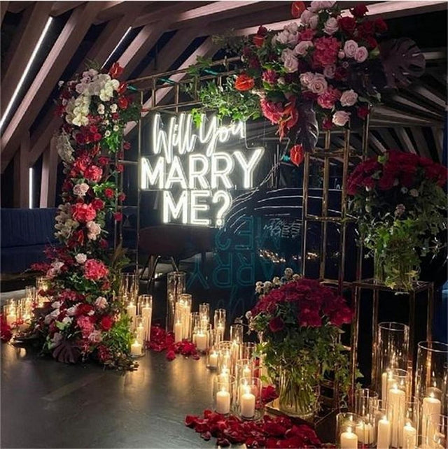 Will You Marry Me LED Neon Sign light up sign