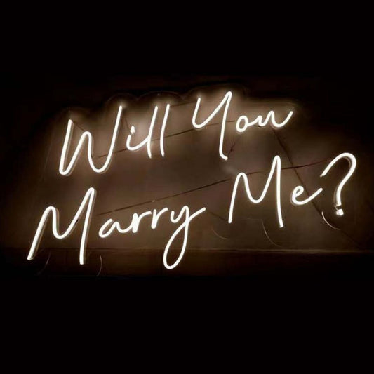 Will You Marry Me Neon Sign