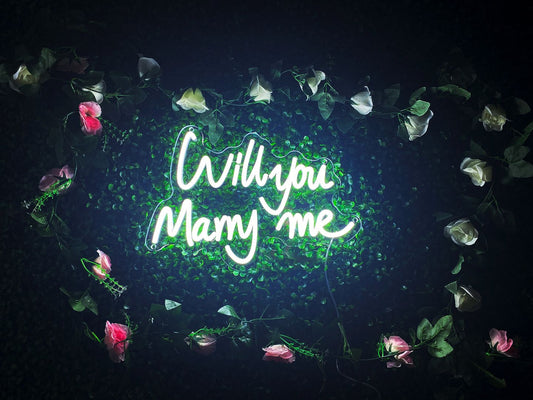 Will You Marry Me Neon Sign