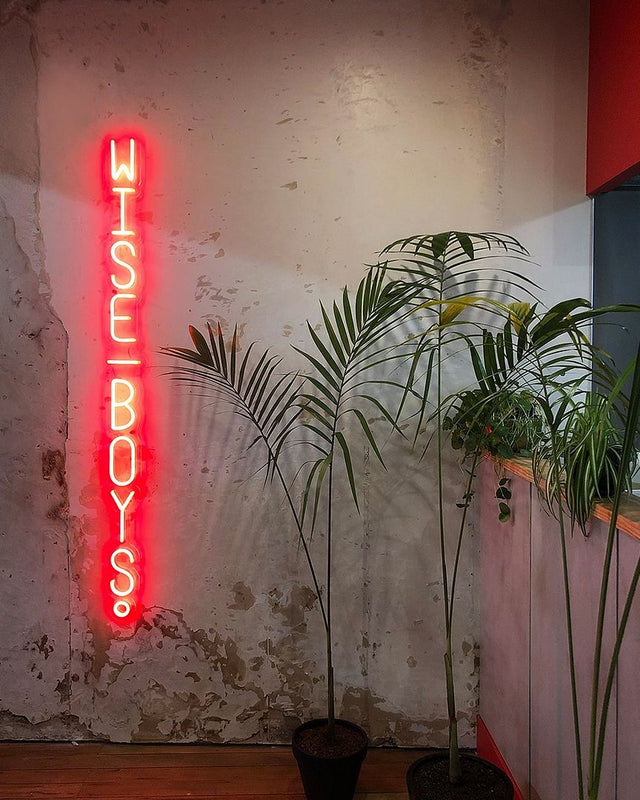 Wise Boys LED Neon Sign light up sign