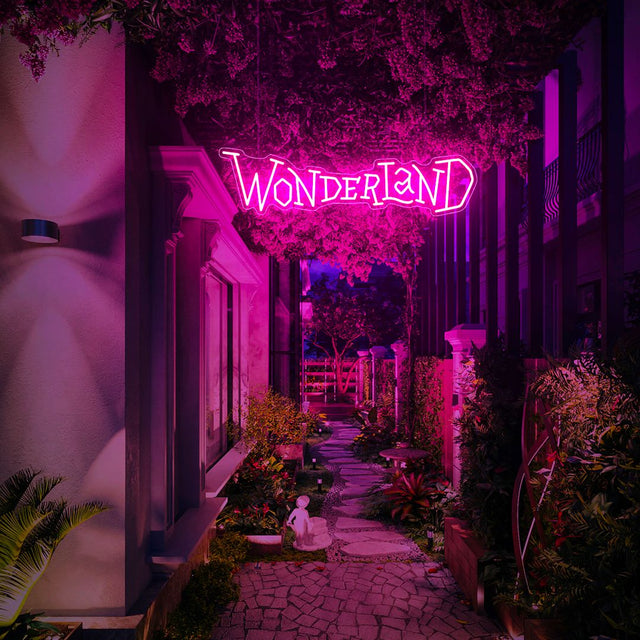 Wonderland LED Neon Sign light up sign