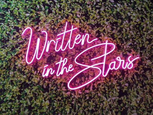 Written in the Stars Neon Sign