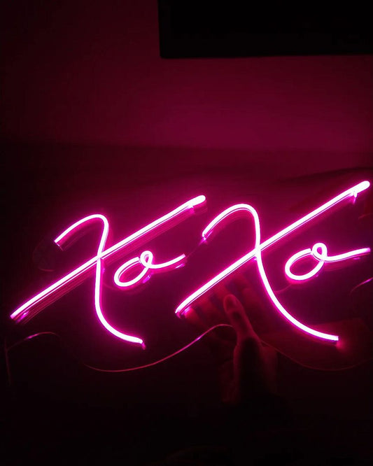 Xo Hugs Kisses Neon Sign