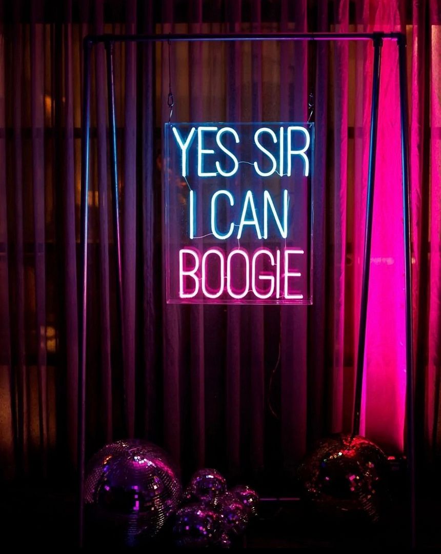 Yes Sir, I Can Boogie Neon Sign