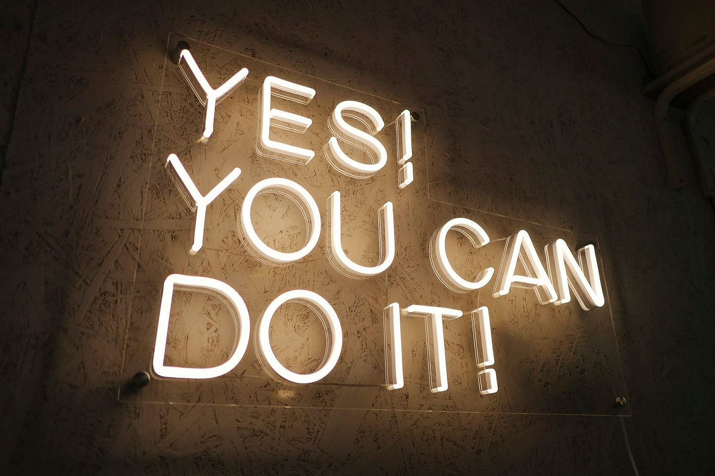 Yes You Can Do it Neon Sign