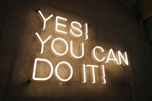 Yes You Can Do it LED Neon Sign light up sign