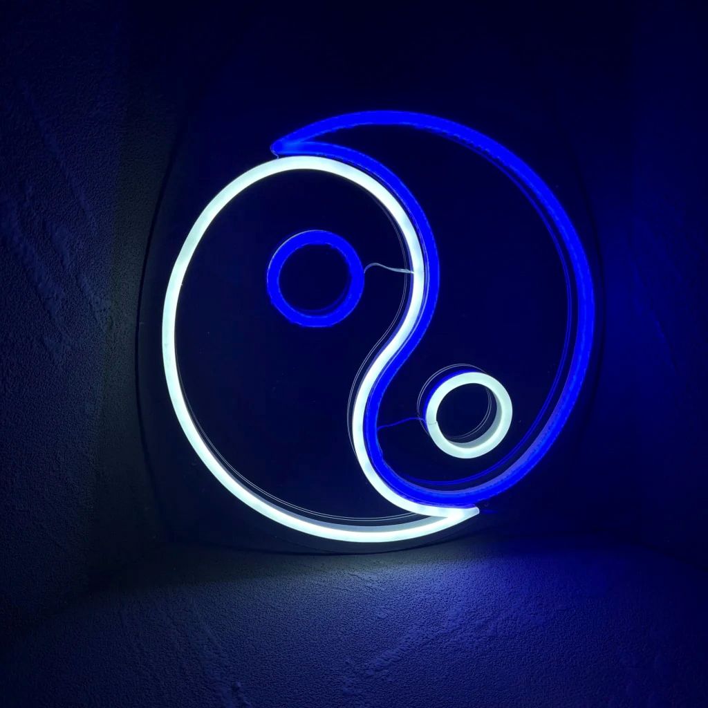 Yin and Yang Neon Sign