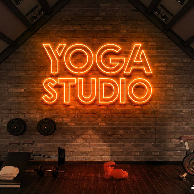 Yoga Studio LED Neon Sign for Storefront light up sign