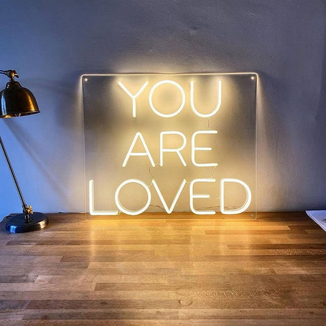 You Are Loved LED Neon Sign light up sign