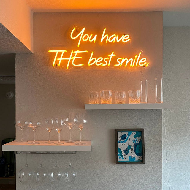 You Have The Best Smile LED Neon Sign light up sign