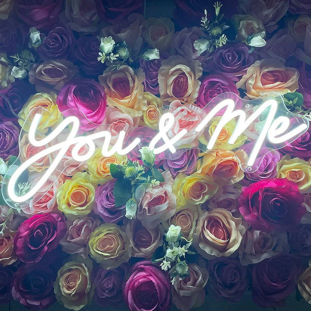 You and Me LED Neon Sign light up sign