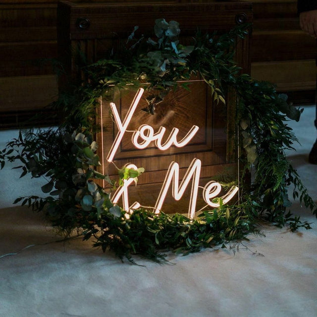 You and Me LED Neon Sign light up sign