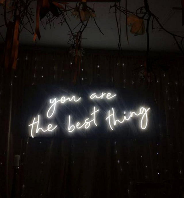 You are The Best Thing LED Neon Sign light up sign