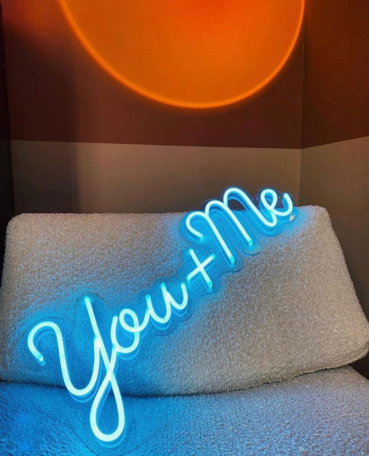 You plus Me Neon Sign