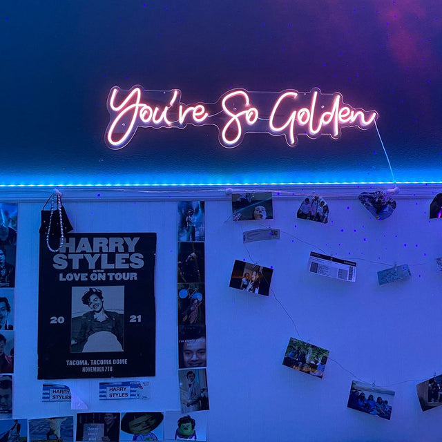 You're So Golden LED Neon Sign for Office light up sign