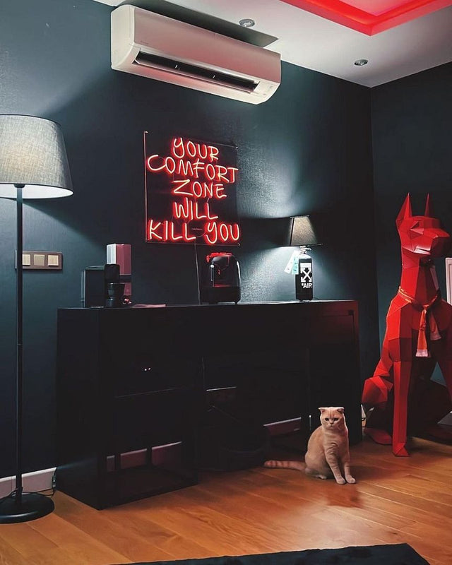 Your Comfort Zone Will Kill You LED Neon Sign light up sign